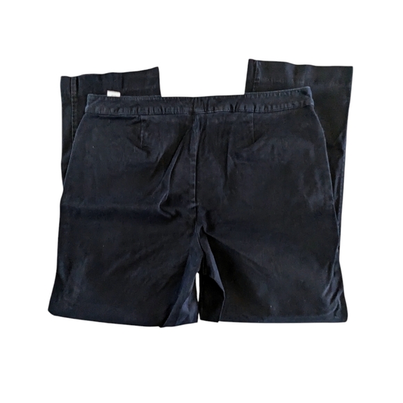 FINAL DAYS $5 Talbots Curvy Black Pants with Zipper Details Size 14P - Picture 3 of 10